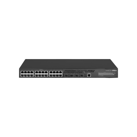 DH-AS4300-24GT4GF: DAHUA SWITCH GIGABIT GESTIONABLE L2+, 24 PUERTOS RJ45 10/100/1000M, 4 PUERTOS SFP 100M/1G, FANLESS, 56GBPS, 4