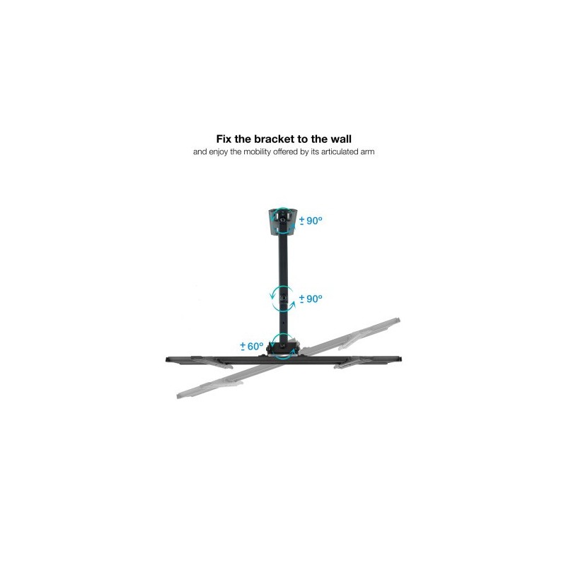 TooQ Soporte de pared para pantallas 32”- 55”