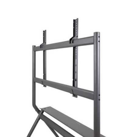 TooQ iSTAND Soporte de Suelo con Ruedas para Pantallas 50″- 86″, Gris