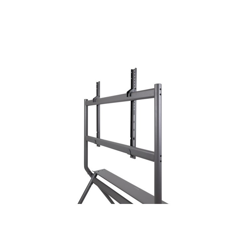 TooQ iSTAND Soporte de Suelo con Ruedas para Pantallas 50″- 86″, Gris
