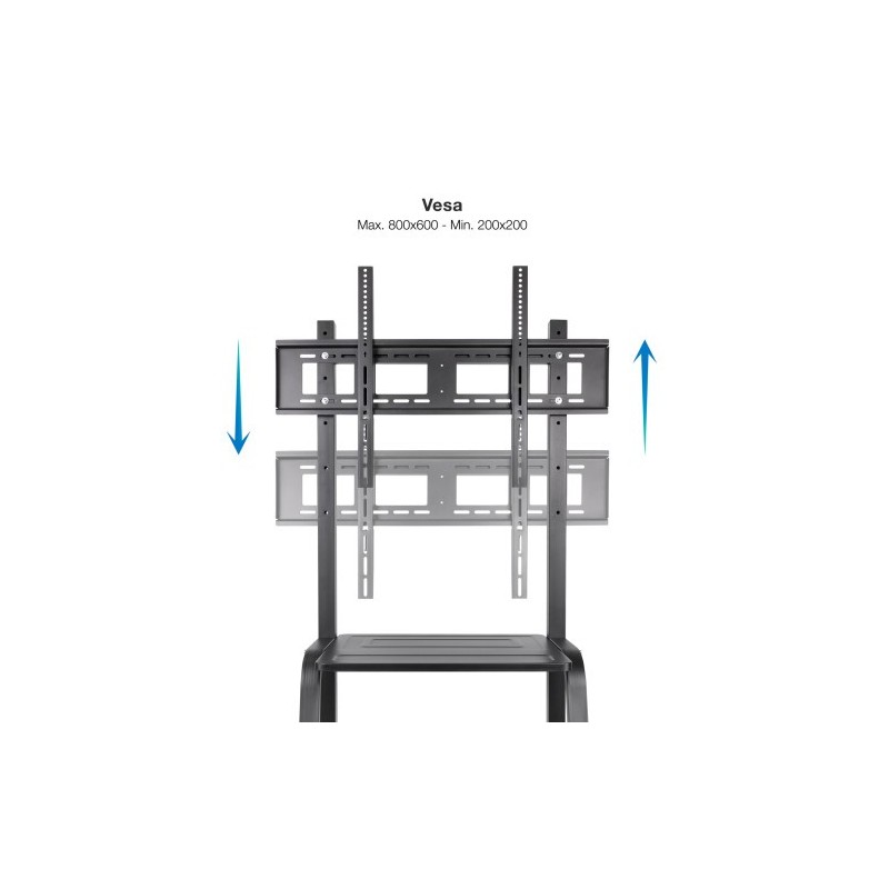 TooQ Coloso Soporte de Suelo con Ruedas para Pantalla 37″-100″