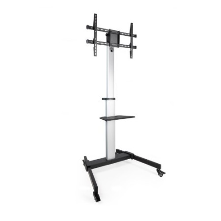 TooQ Hera Soporte de Suelo de Aluminio con Ruedas para Pantalla 37″-86″