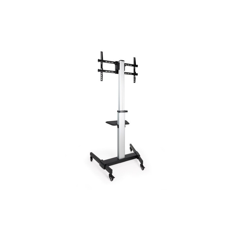 TooQ Hera Soporte de Suelo de Aluminio con Ruedas para Pantalla 37″-86″