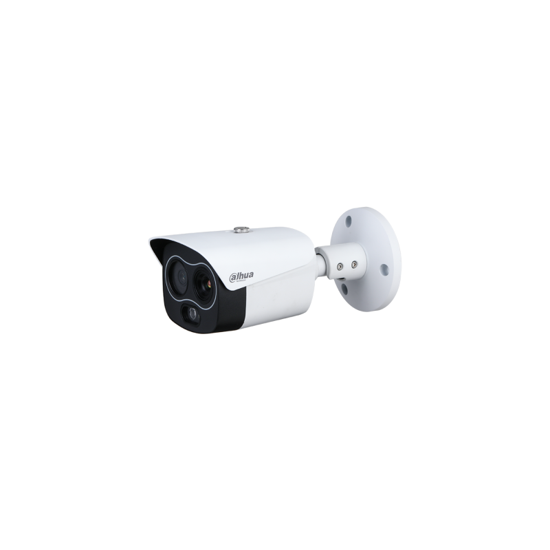 DHI-TPC-BF1241-B7F8-DW-S8: DAHUA CAMARA IP BULLET DUAL TERMICA + VISIBLE EUREKA, TERMICA 256X192 7MM, VISIBLE 4MP 8MM, IR 30M, I
