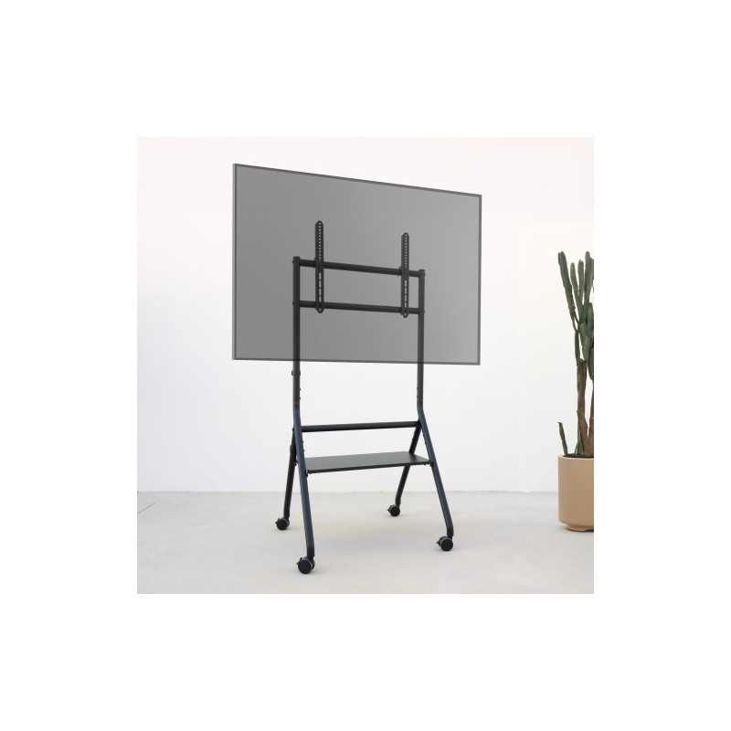 TooQ iDREAMS Soporte de Suelo con Ruedas para Pantalla 37″-86″, Negro