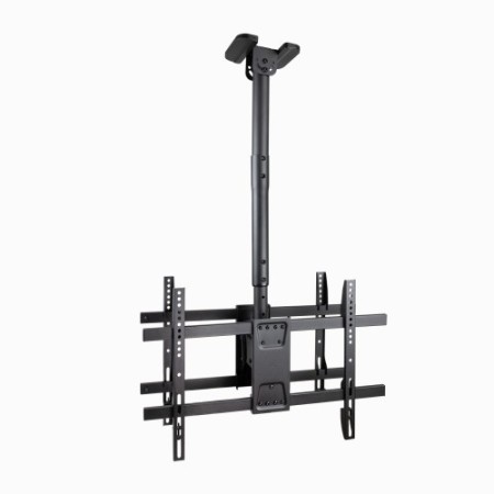 TooQ Soporte de Techo para 2 Pantallas 43″-86″, Negro