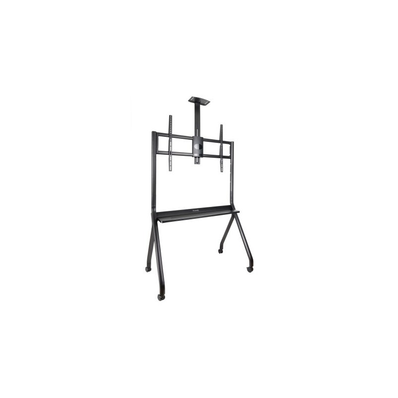 TOOQ SOPORTE SUELO RUEDAS iSTAR FS20208M-B, PARA PANTALLAS 55-100″, NEGRO.