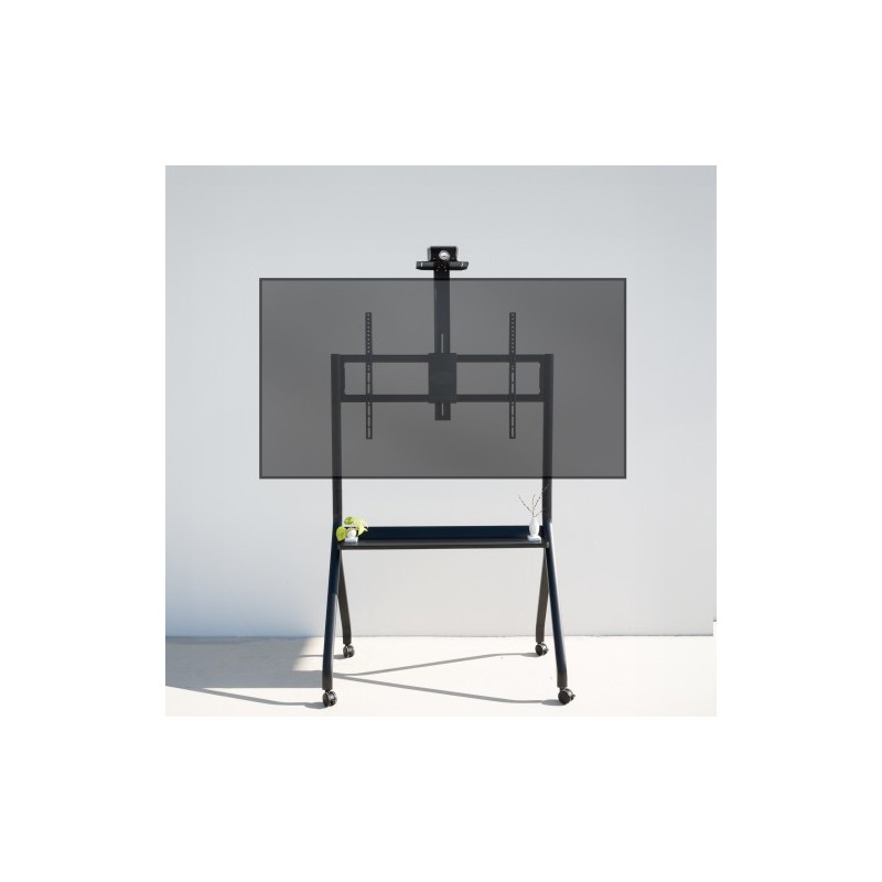 TOOQ SOPORTE SUELO RUEDAS iSTAR FS20208M-B, PARA PANTALLAS 55-100″, NEGRO.