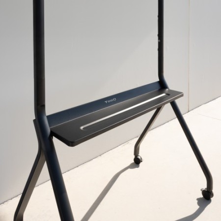 TOOQ SOPORTE SUELO RUEDAS iSTAR FS20208M-B, PARA PANTALLAS 55-100″, NEGRO.