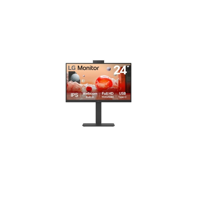 LG 24BA850-B pantalla para PC 60,5 cm (23.8″) 1920 x 1080 Pixeles Full HD Negro