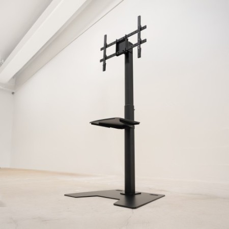 TooQ Soporte Elevador Multiusos para Monitor/Portátil, Negro
