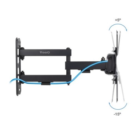 TooQ Soporte de Pared para Pantallas 13″-43″, Negro
