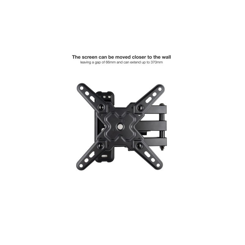 TooQ Soporte de Pared para Pantallas 13″-43″, Negro