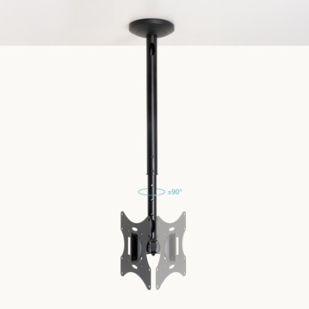 TooQ Soporte de Techo para pantallas 23”-42”, Negro