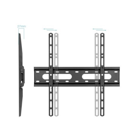 TOOQ SOPORTE FIJO PARED PANTALLAS 32″-70″, NEGRO