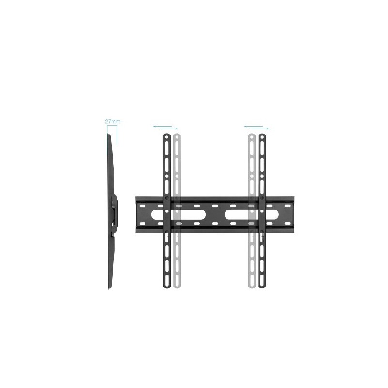 TOOQ SOPORTE FIJO PARED PANTALLAS 32″-70″, NEGRO