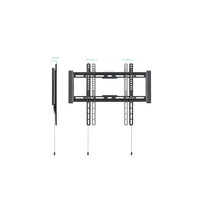 TOOQ SOPORTE FIJO PARED PANTALLAS 32″-70″, NEGRO
