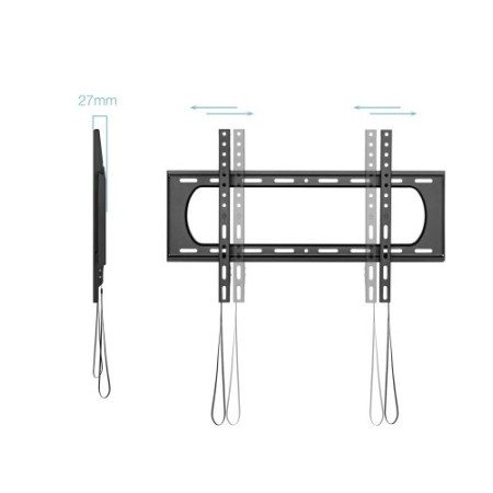 TOOQ SOPORTE FIJO PARED PANTALLAS 37″-80″, NEGRO