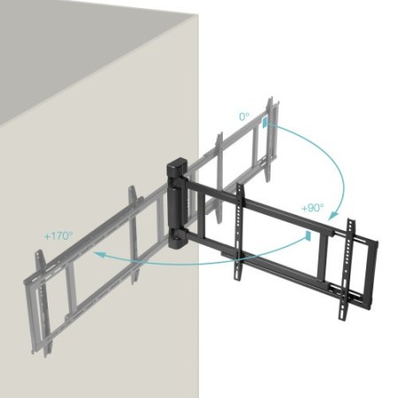TOOQ SOPORTE PARED ELÉCTRICO ÓRBITA 32-75″