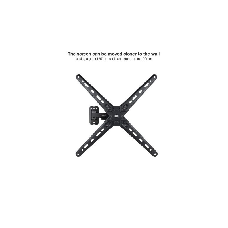TooQ LP1355TN-B soporte para TV 139,7 cm (55″) Negro