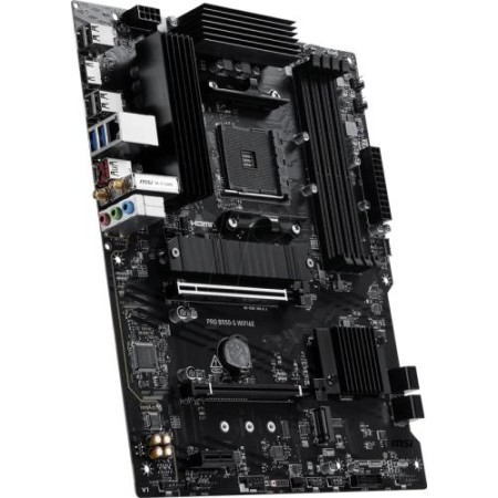 PLACA MSI PRO B550-S WIFI6E,AMD,AM4,B550,4DDR4,128GB,HDMI,GBLAN+WIFI6E+BT5.3,4SATA3+2M.2,7USB3.2,ATX