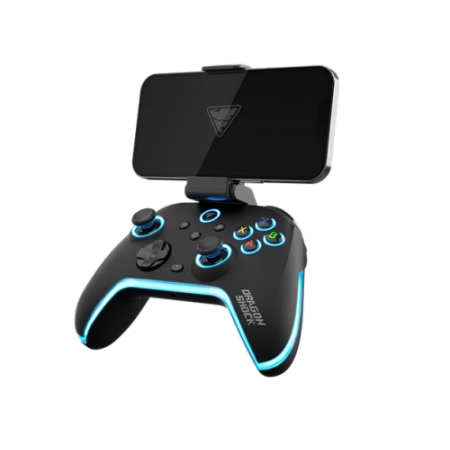 Dragonshock Aurora Plus Negro Bluetooth/RF/USB Gamepad Analógico/Digital Android, PC, Playstation 3, iOS