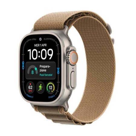 Smartwatch apple watch u4 gps+cell 49mm natural titanium case with desert alpine loop l