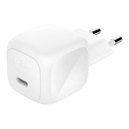 Cargador de pared belkin wca013kqwh 45w 1x usb tipo c blanco