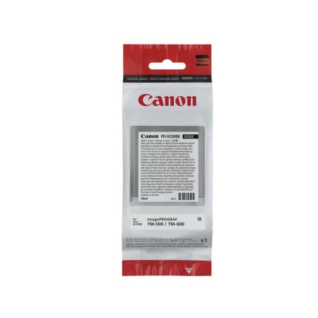 Cartucho tinta canon pfi - 033 negro mate