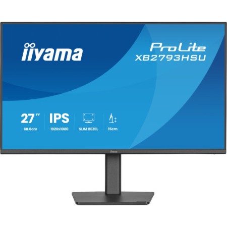 MONITOR IIYAMA PANTALLA PARA PC 68,6 CM (27″) 1920 X 1080 PIXELES FULL HD LED PANEL IPS ERGONÓMICO HDMI DISPLAYPORT USB