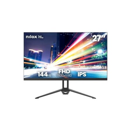 MONITOR 27″ HDMI VGA NILOX NXM27FHD14411 IPS FHD 144Hz 5ms NEGRO