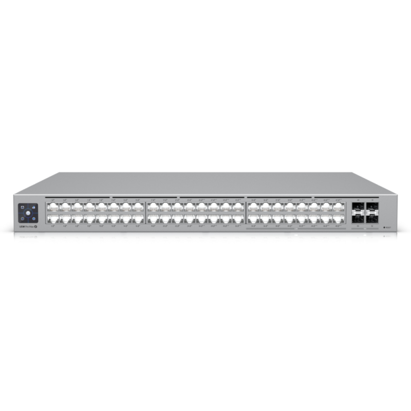 Ubiquiti UniFi Pro Max 48 PoE Gestionado L3 Gigabit Ethernet (10/100/1000) Energía sobre Ethernet (PoE) 1U Gris
