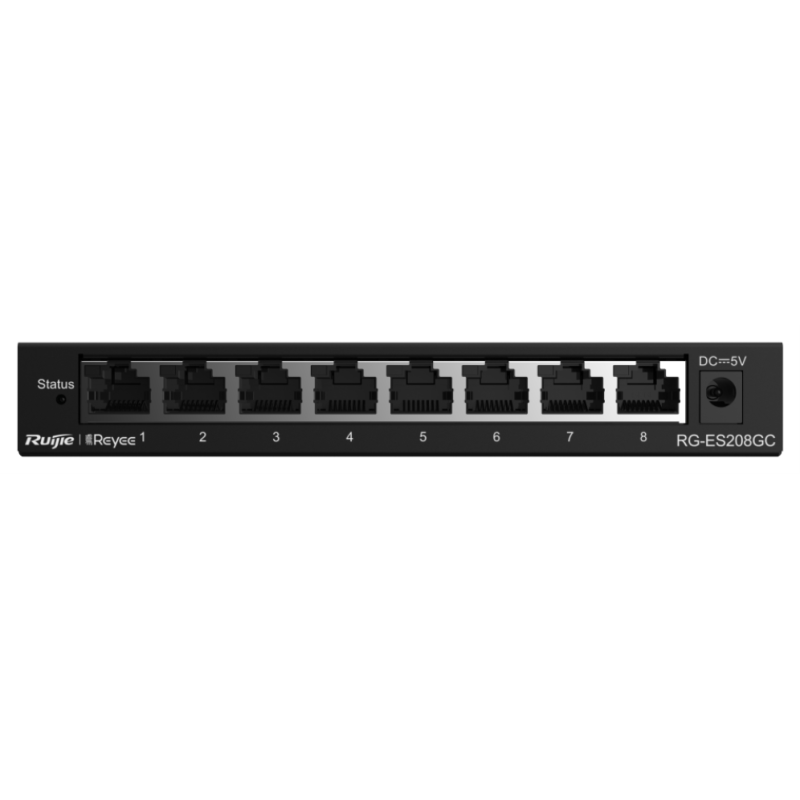 Ruijie Networks RG-ES208GC switch Gestionado L2 Gigabit Ethernet (10/100/1000) Gris
