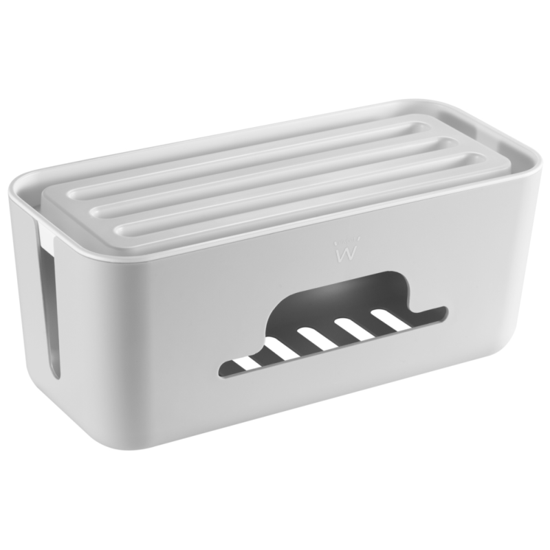 Ewent EW1569 organizador de cables Universal Caja de cables Blanco 1 pieza(s)