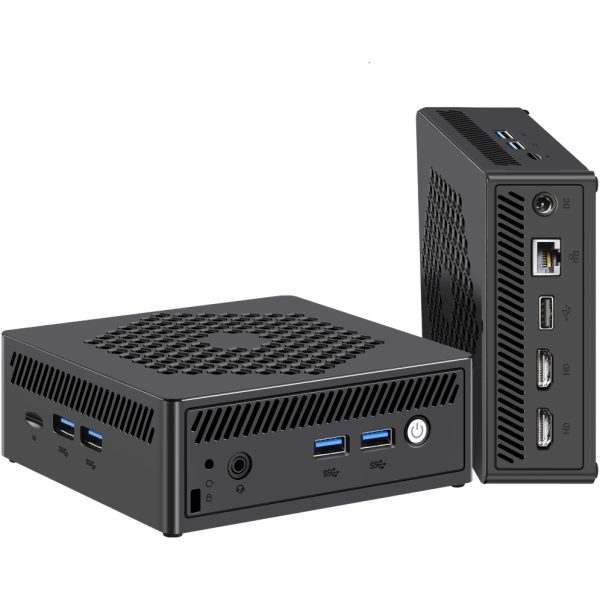 Leotec LEMPC12 PC/estación de trabajo barebone Cubo Negro