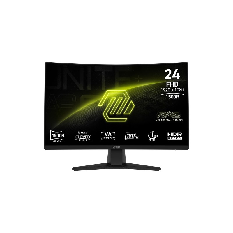 MSI MAG 242C pantalla para PC 59,9 cm (23.6″) 1920 x 1080 Pixeles Full HD LCD Negro