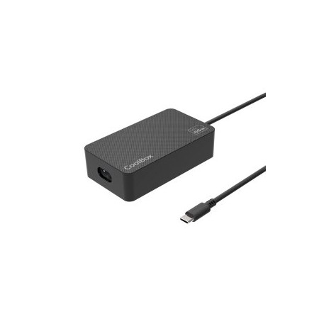 CARGADOR USB GAN COOLBOX NB65-UC 65W PD 1xUSB-C NEGRO
