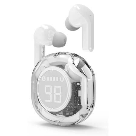 Gembird GMB Audio TWST-01-W auricular y casco Auriculares Inalámbrico Dentro de oído Llamadas/Música USB Tipo C Bluetooth