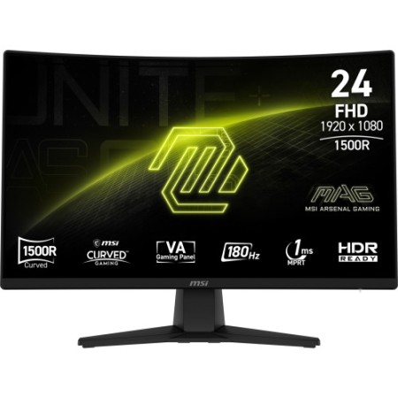 MSI MAG 242C pantalla para PC 59,9 cm (23.6″) 1920 x 1080 Pixeles Full HD LCD Negro