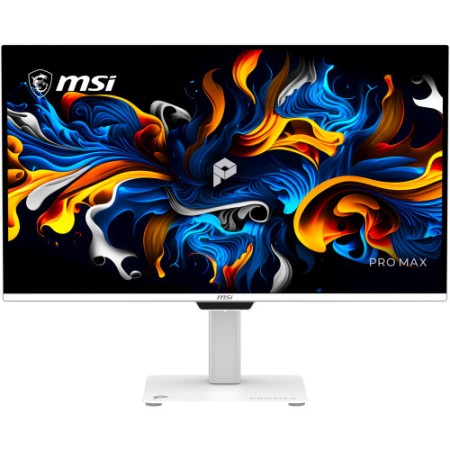MSI Pro MAX 271UPXW12G pantalla para PC 67,3 cm (26.5″) 3840 x 2160 Pixeles UltraWide Full HD QD-OLED Blanco