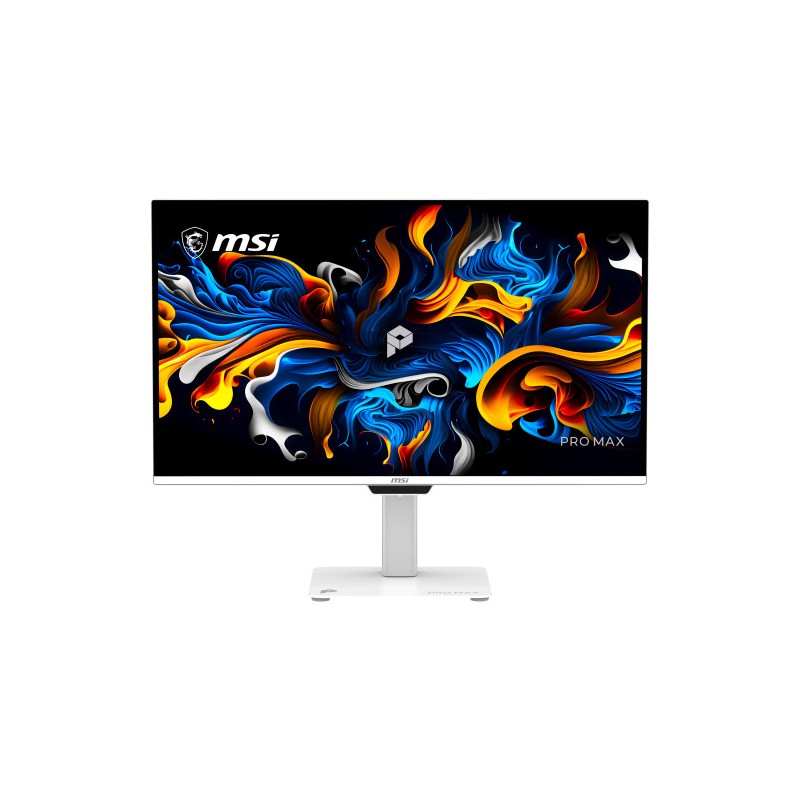 MSI Pro MAX 271UPXW12G pantalla para PC 67,3 cm (26.5″) 3840 x 2160 Pixeles UltraWide Full HD QD-OLED Blanco