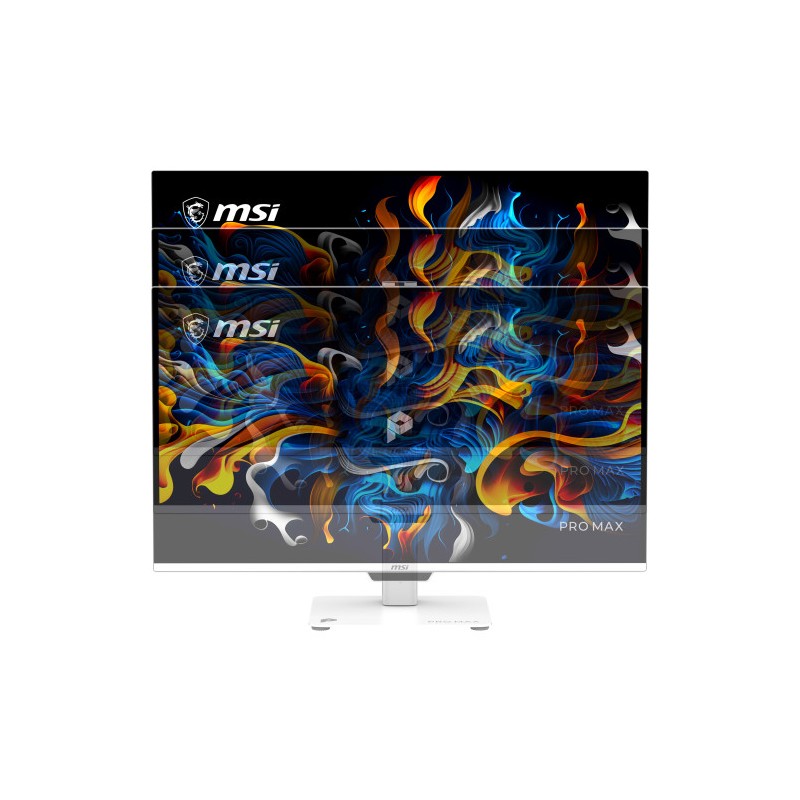 MSI Pro MAX 271UPXW12G pantalla para PC 67,3 cm (26.5″) 3840 x 2160 Pixeles UltraWide Full HD QD-OLED Blanco