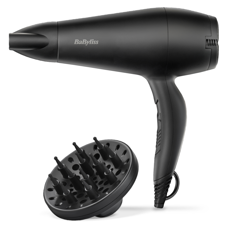 BaByliss D215DE secador 2000 W Negro