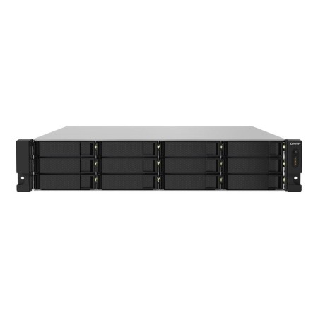 Servidor nas qnap ts - 1232pxu - rp - 4g 12 bahias 2u rack 4gb gigabit ethernet