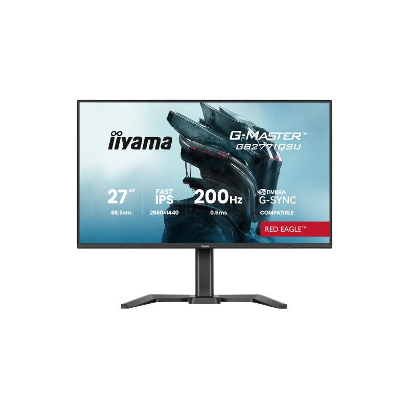 MONITOR IIYAMA, 27 PULGADAS, 68,6 CM, FAST IPS, 2560X1440, 200HZ, 0,233 MM, MATE NEGRO