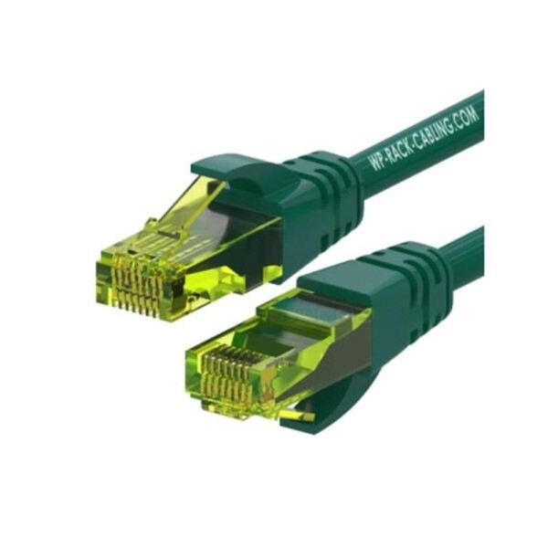 Cable de red wp latiguillo rj45 u - utp cat.6a 0.2m verde