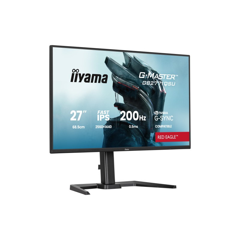 MONITOR IIYAMA, 27 PULGADAS, 68,6 CM, FAST IPS, 2560X1440, 200HZ, 0,233 MM, MATE NEGRO