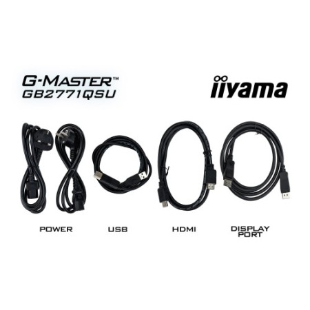 MONITOR IIYAMA, 27 PULGADAS, 68,6 CM, FAST IPS, 2560X1440, 200HZ, 0,233 MM, MATE NEGRO