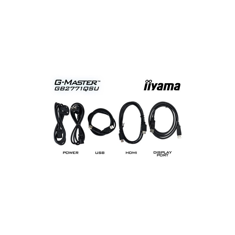 MONITOR IIYAMA, 27 PULGADAS, 68,6 CM, FAST IPS, 2560X1440, 200HZ, 0,233 MM, MATE NEGRO