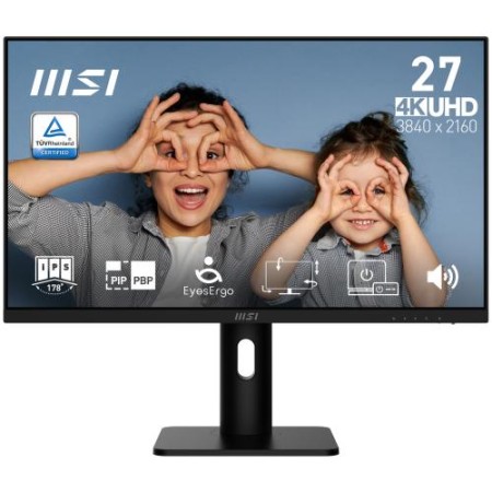 MSI PRO MP273UP E6 pantalla para PC 68,6 cm (27″) 3840 x 2160 Pixeles 4K Ultra HD Negro
